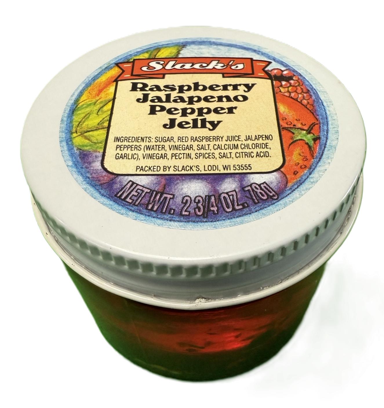 Slack's Raspberry Jalapeno Pepper Jelly, 2.75oz